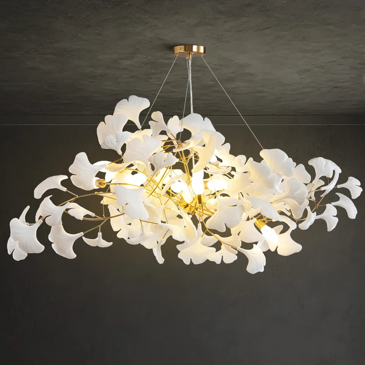 White Lily Ceiling Lighting by Rosdorf Park