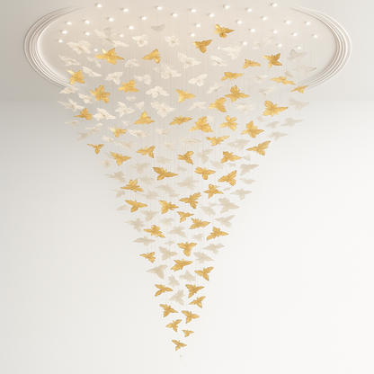 Éclat Papillon Cascade Chandelier