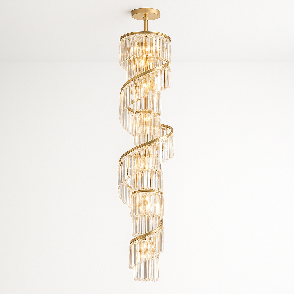 Aurelia Helix Crystal Chandelier