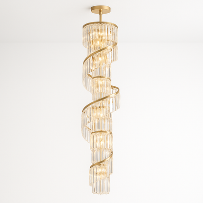 Aurelia Helix Crystal Chandelier