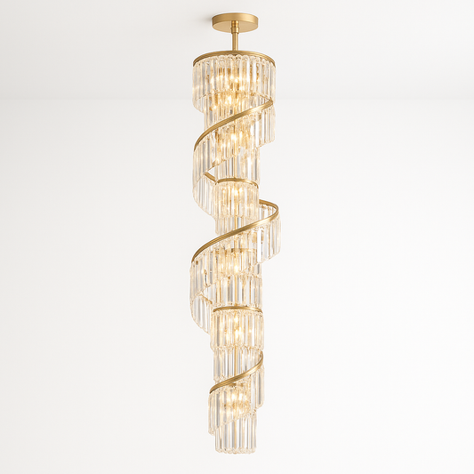 Aurelia Helix Crystal Chandelier