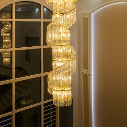 Aurelia Helix Crystal Chandelier